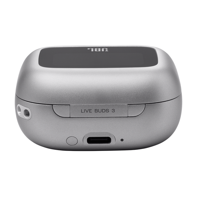 JBL Live Buds 3 - Silver - True wireless Noise Cancelling bud-type earbuds - Detailshot 5 image number null